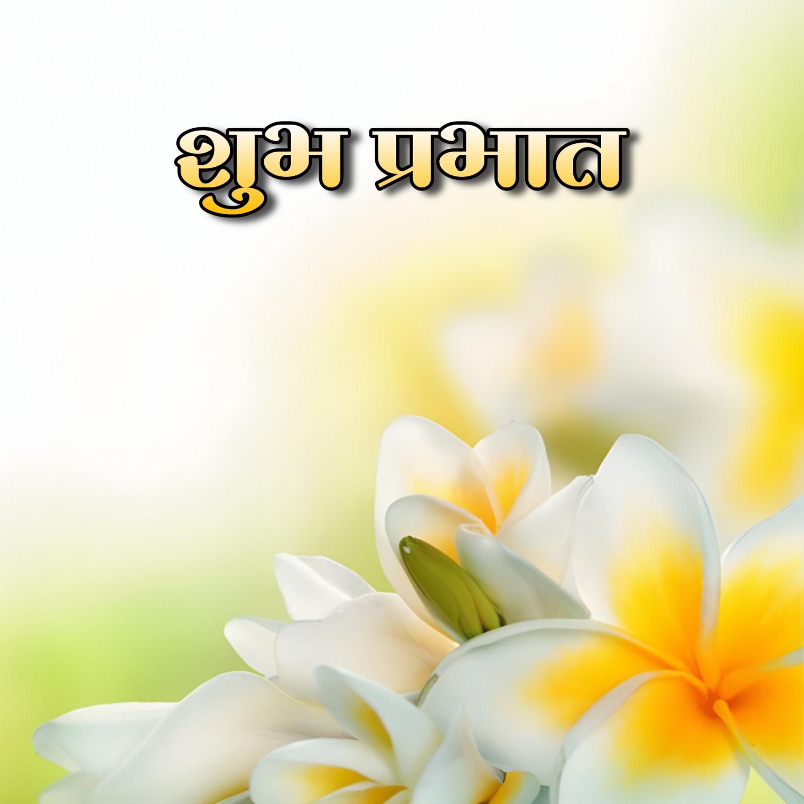 Shubh Prabhat Flower Nice Images