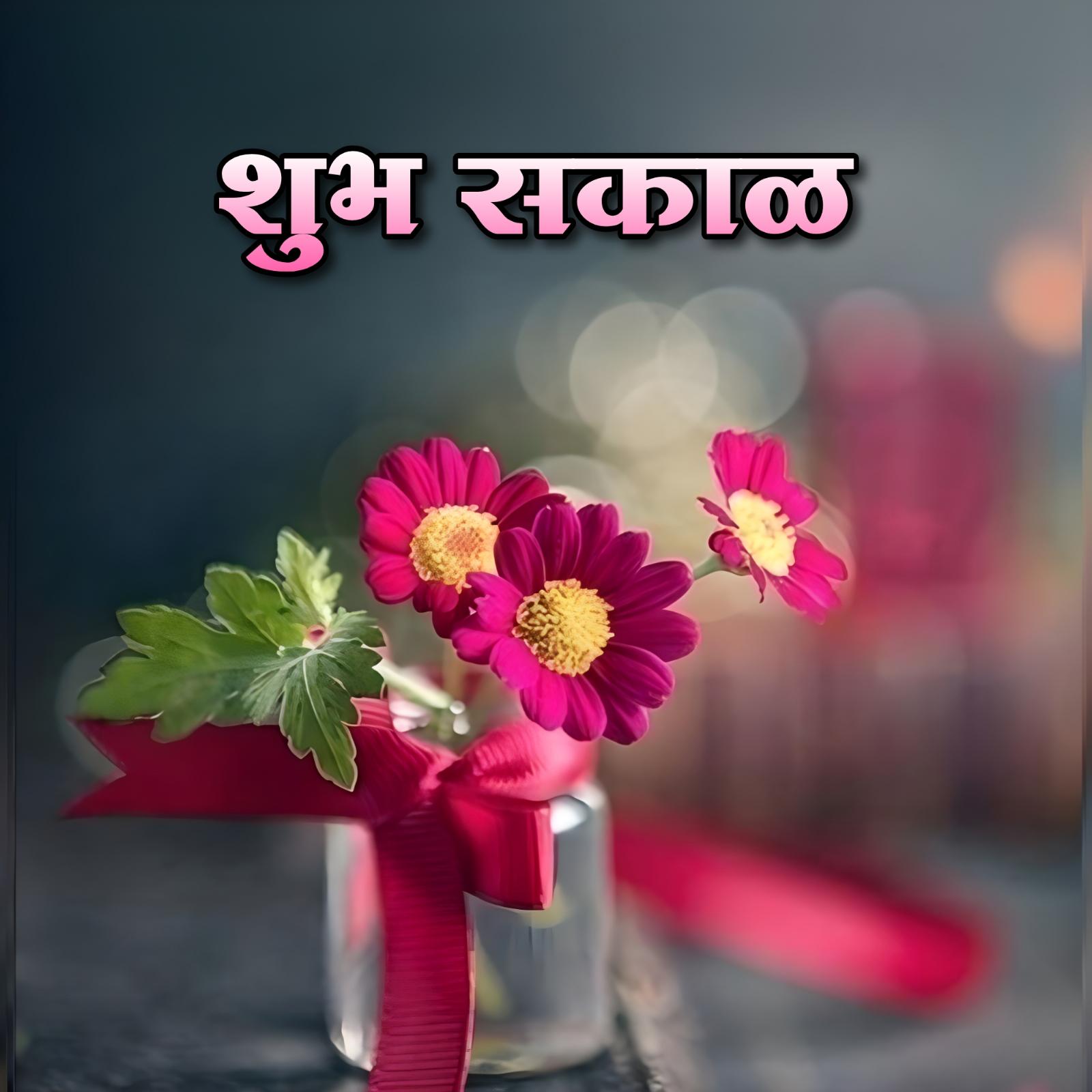 Shubh Sakal Flower Dp