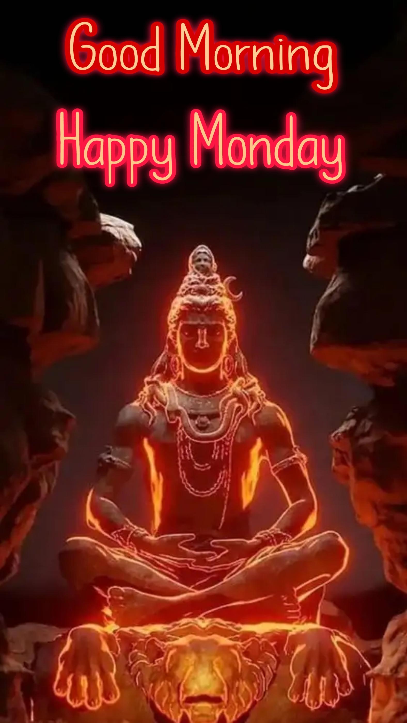 Blessing Good Morning Monday Lord Shiva Images - ShayariMaza