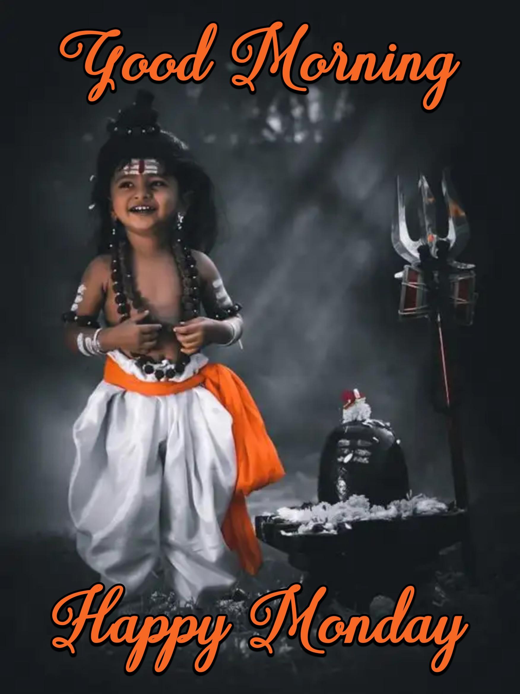 Good Morning Monday Shiv Cute Kid Images