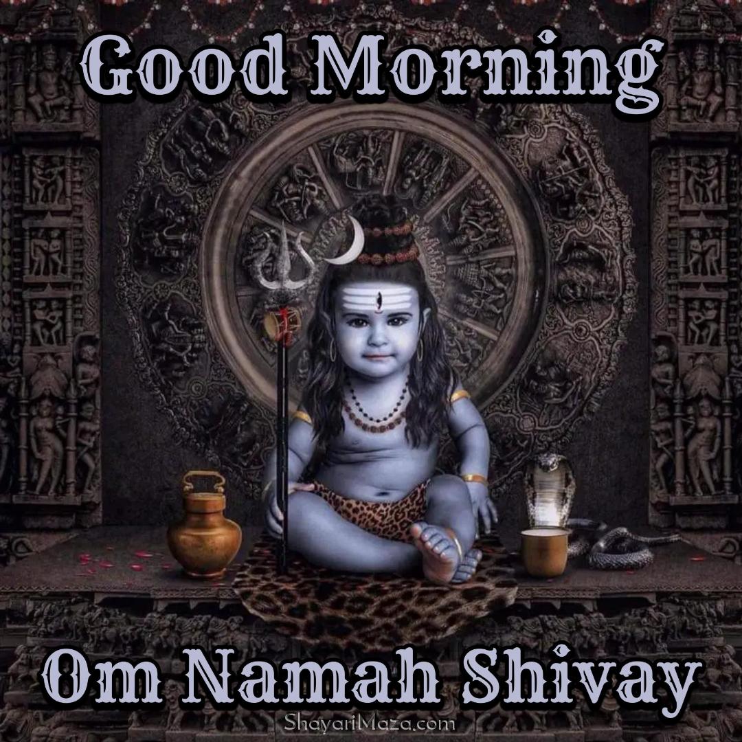 Good Morning Om Namah Shivay Baby images