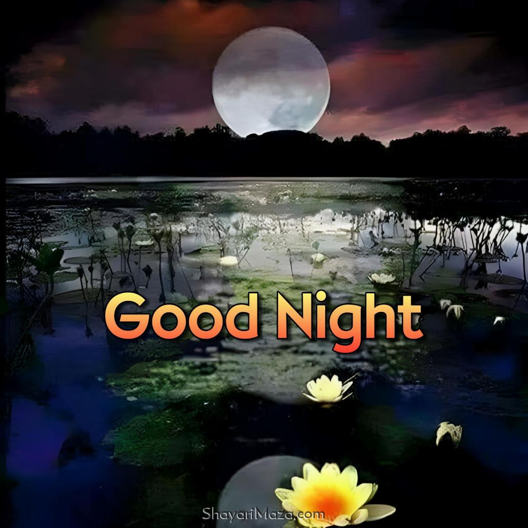 Good Night Image Of Moon