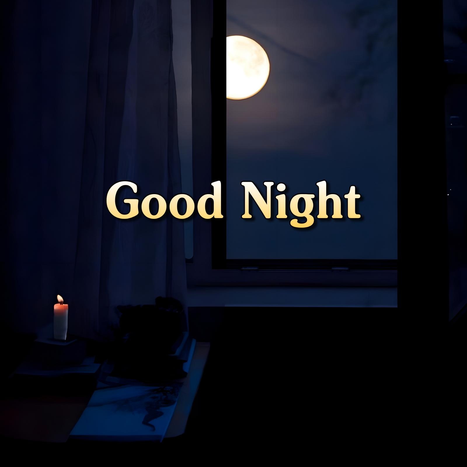Moonlight Bedtime Full Moon Good Night Images