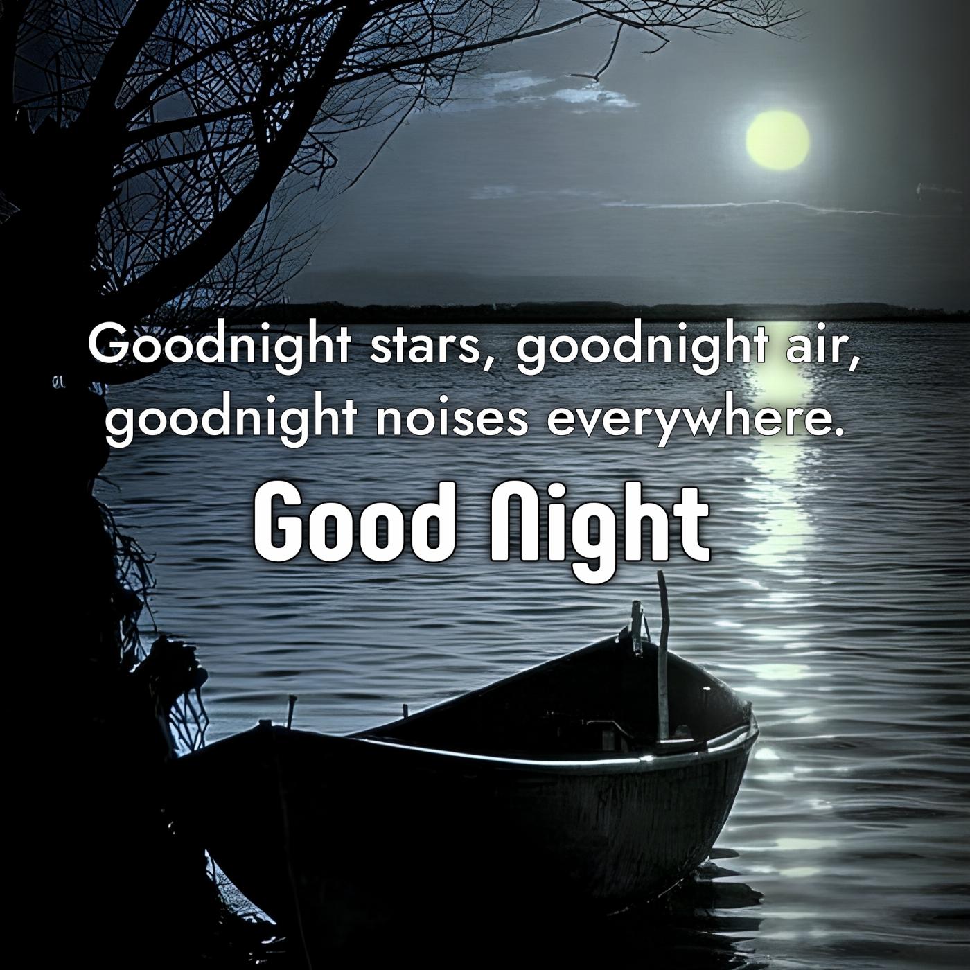 Goodnight stars goodnight air goodnight noises everywhere