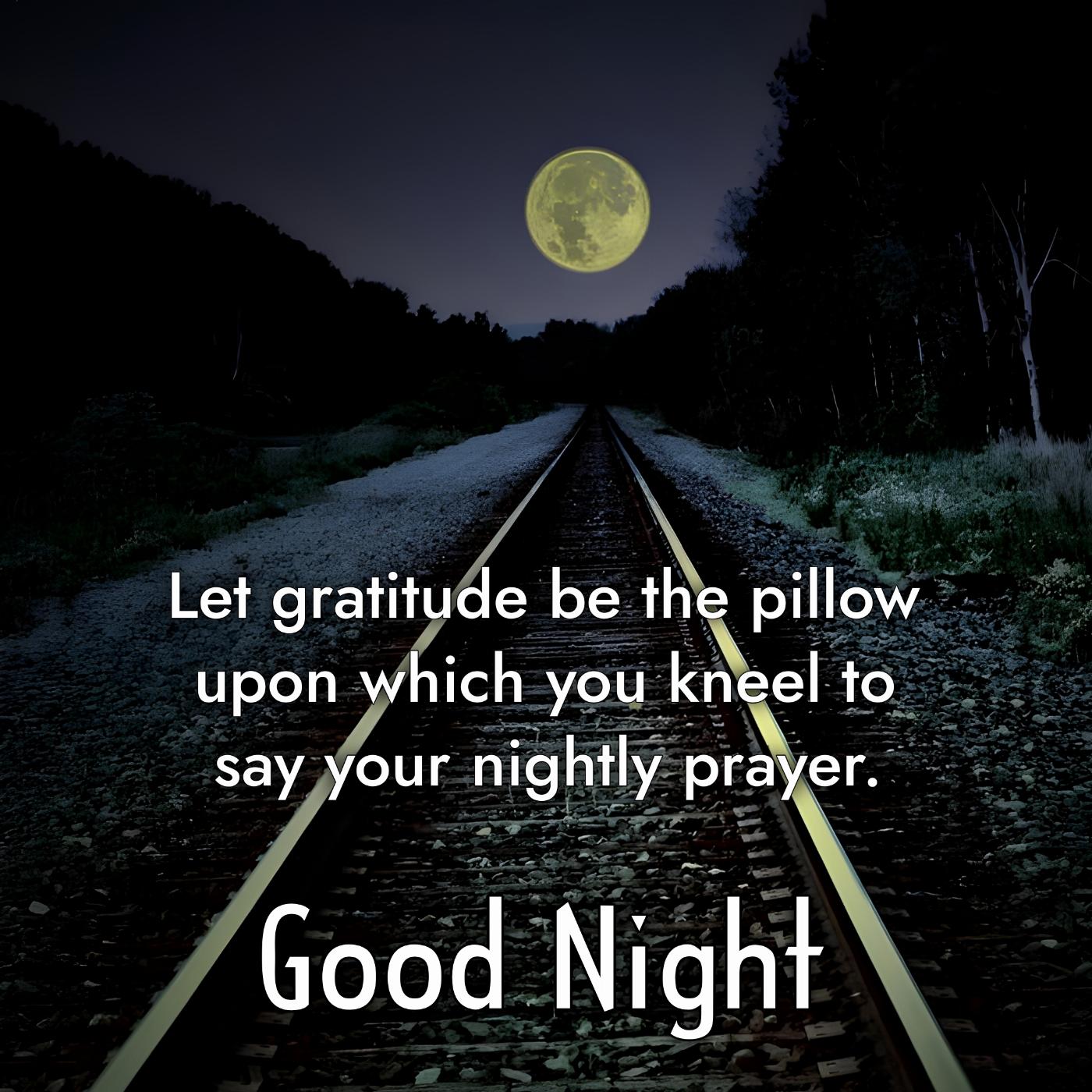 Let gratitude be the pillow upon which you kneel