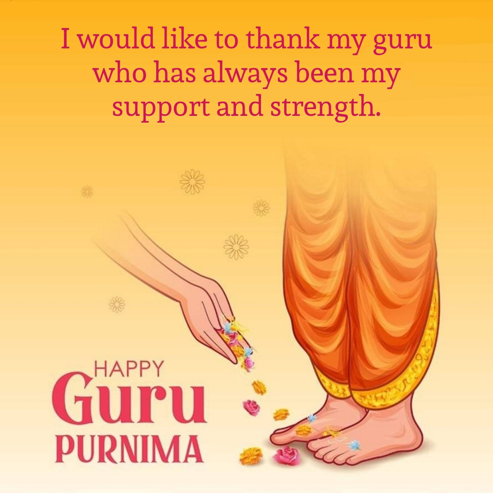 I would like to thank my guru who has always been my support