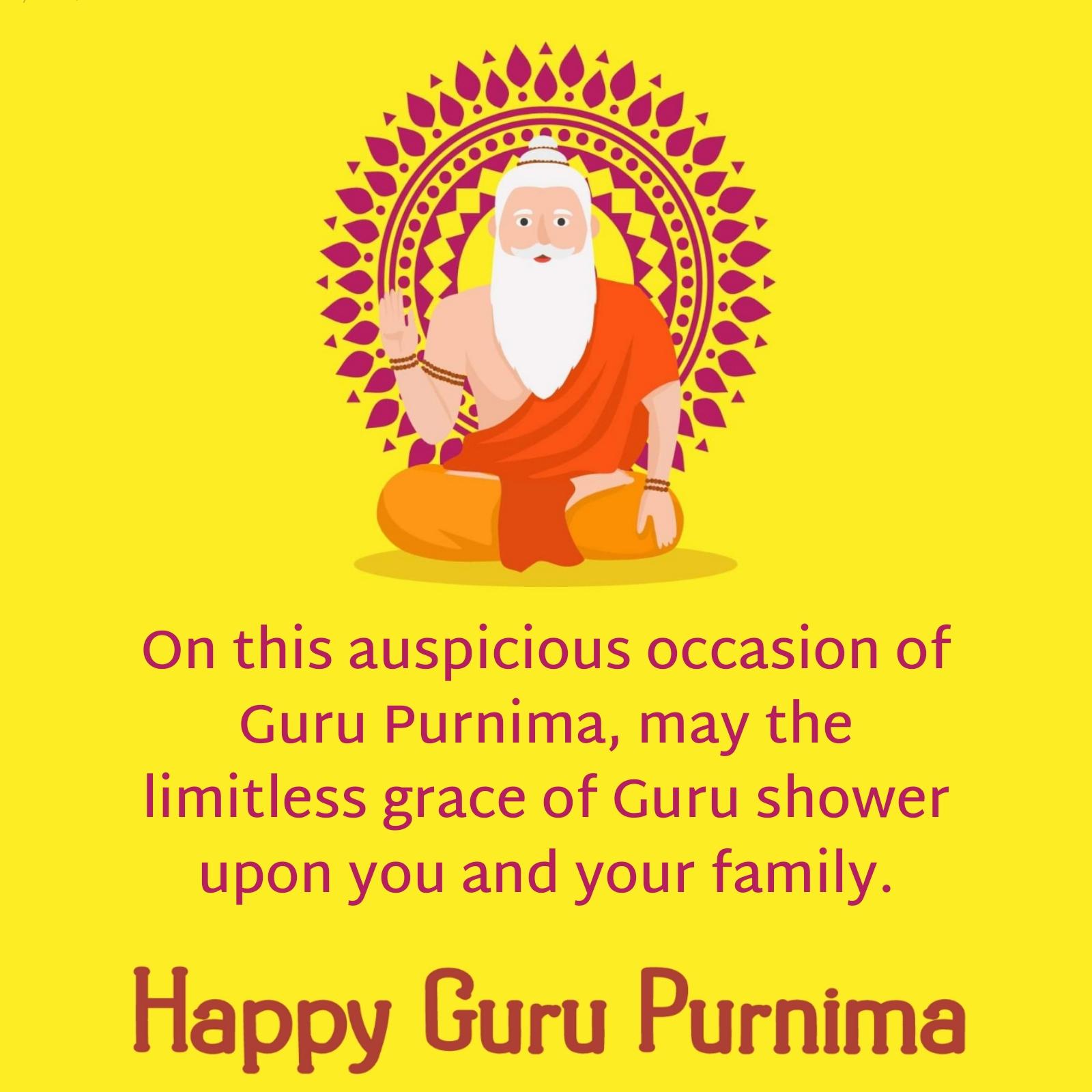 On this auspicious occasion of Guru Purnima may the limitless grace