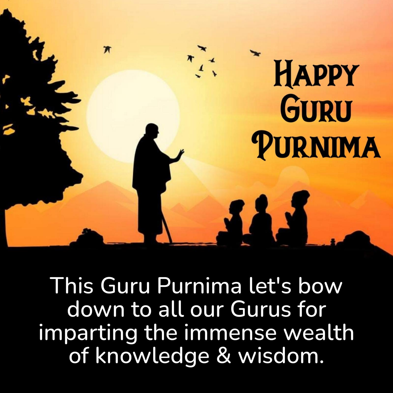 This Guru Purnima let's bow down to all our Gurus