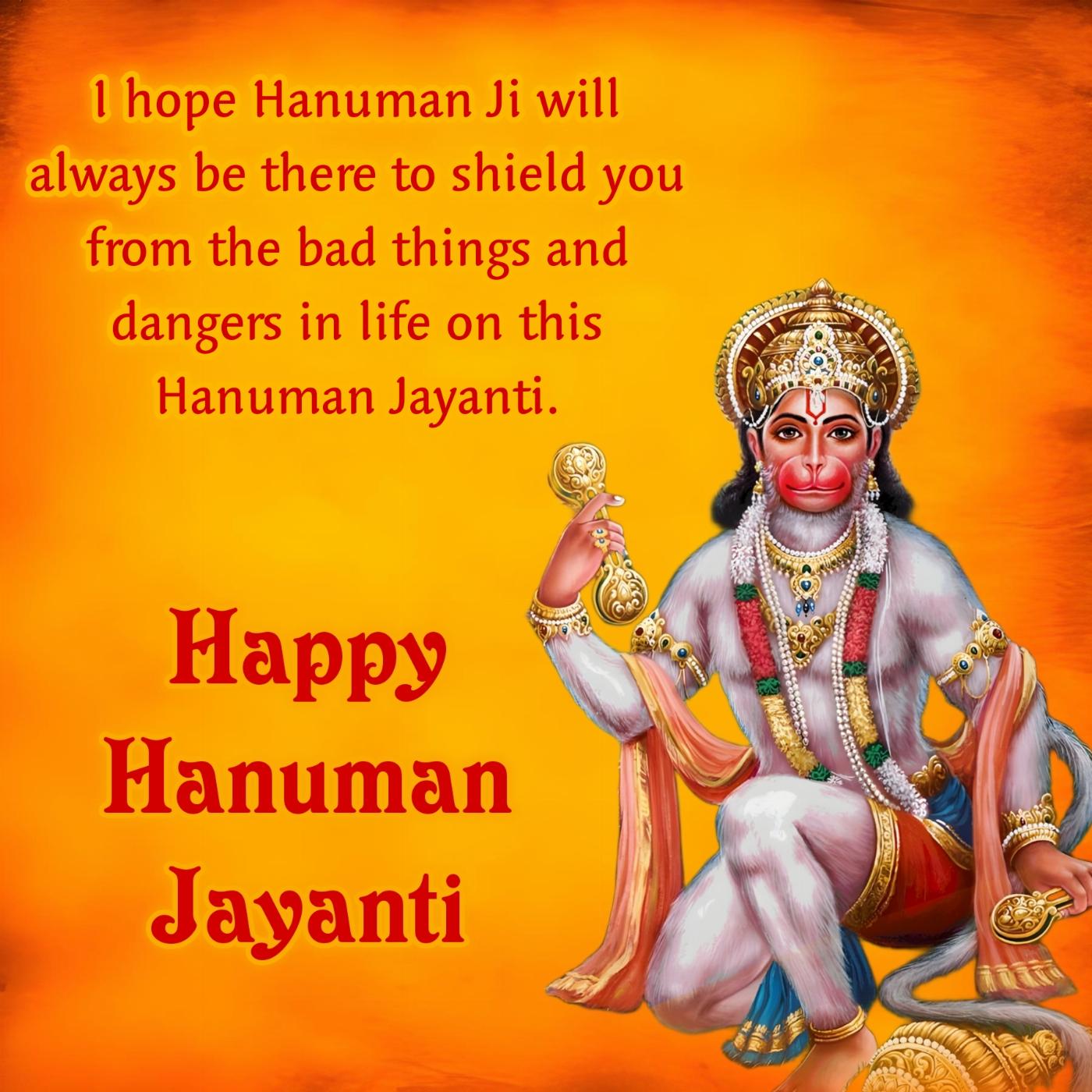 I hope Hanuman Ji will always be there to shield