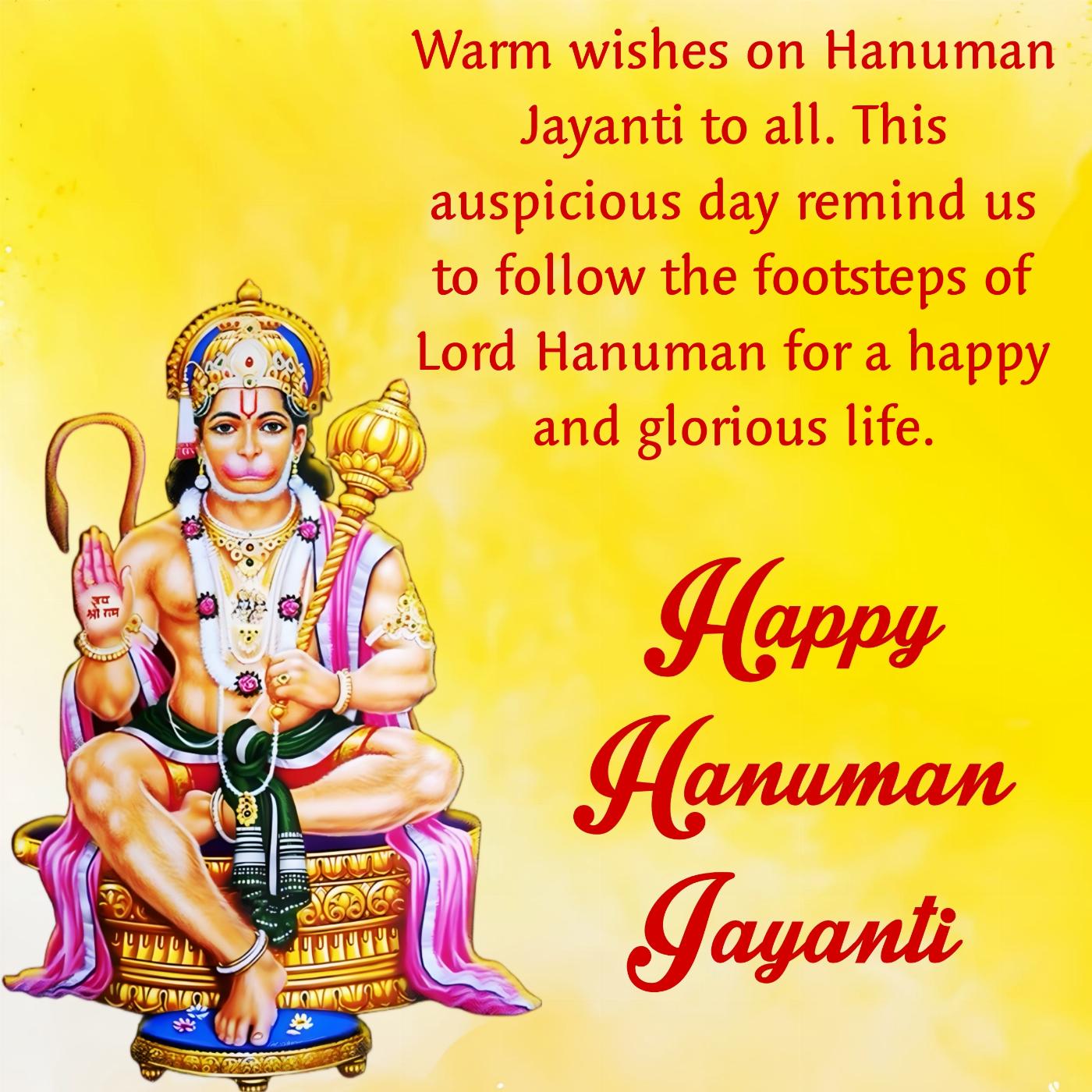 Warm wishes on Hanuman Jayanti to all