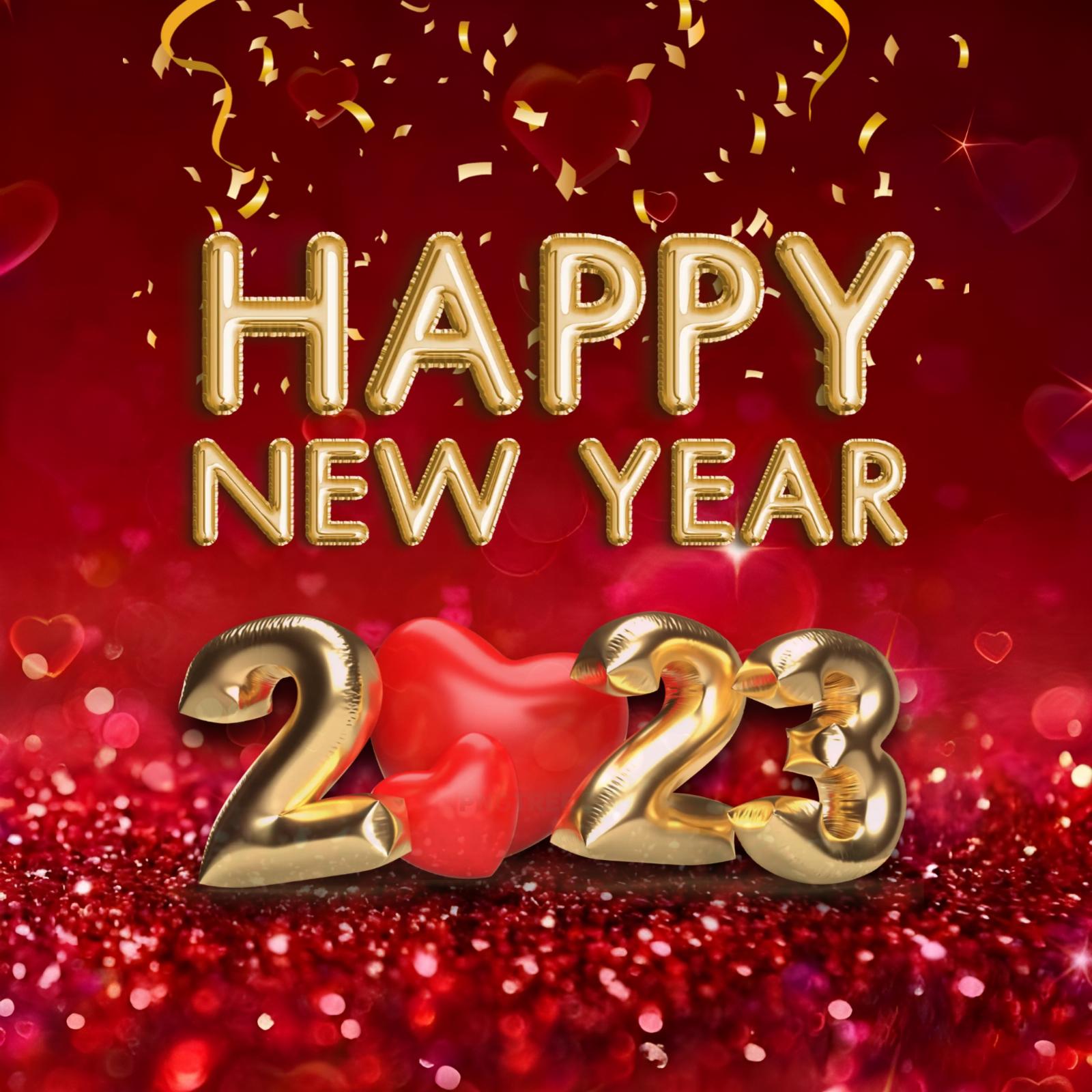 Happy New Year 2023 Heart Images