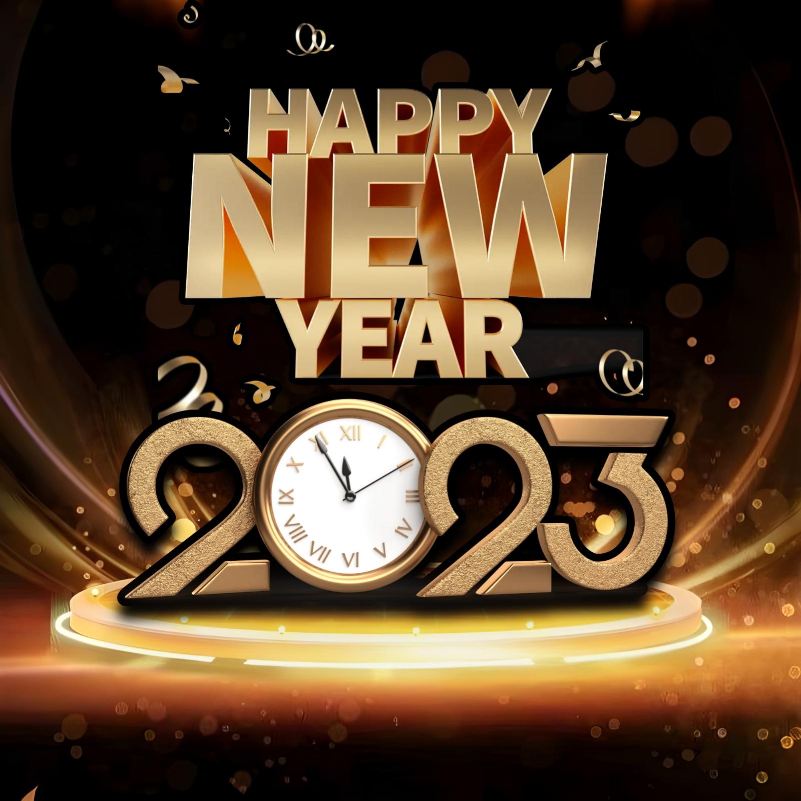 Happy New Year 2023 Images With Clock