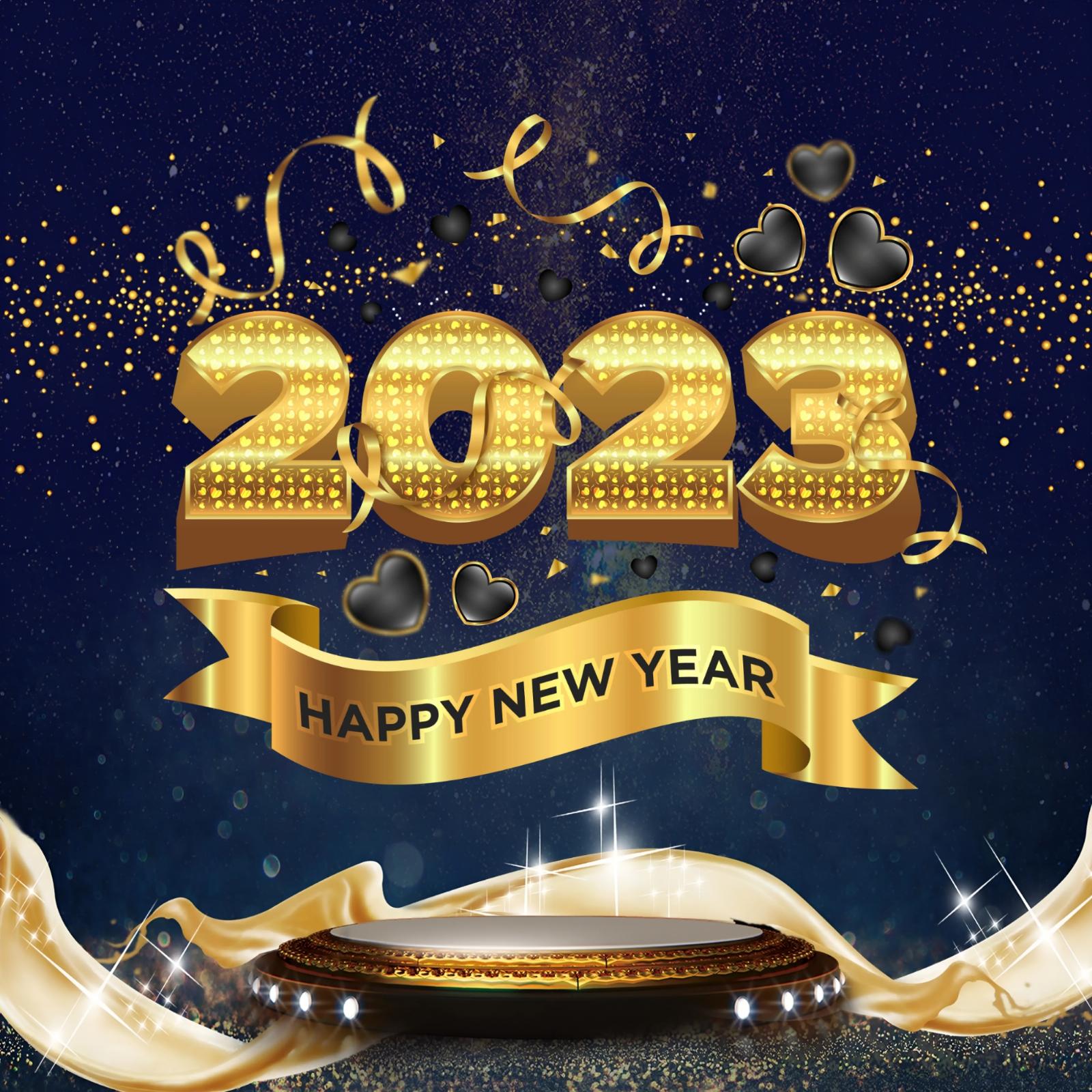 New Year 2023 8K Wallpaper HD Holidays 4K Wallpapers Images Photos and  Background  Wallpapers Den