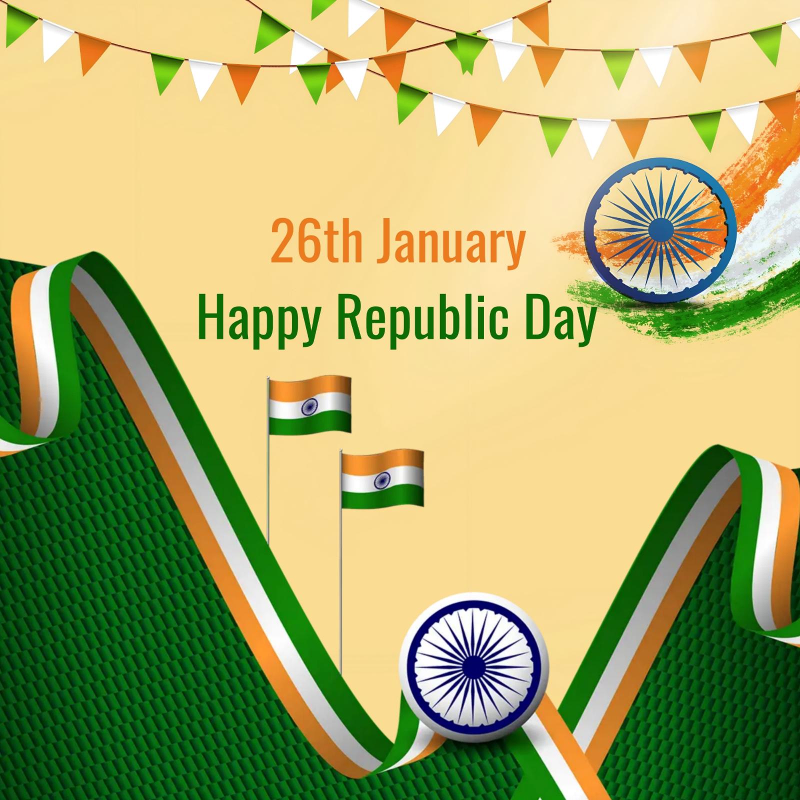 26 January Happy Republic Day Ka Photo