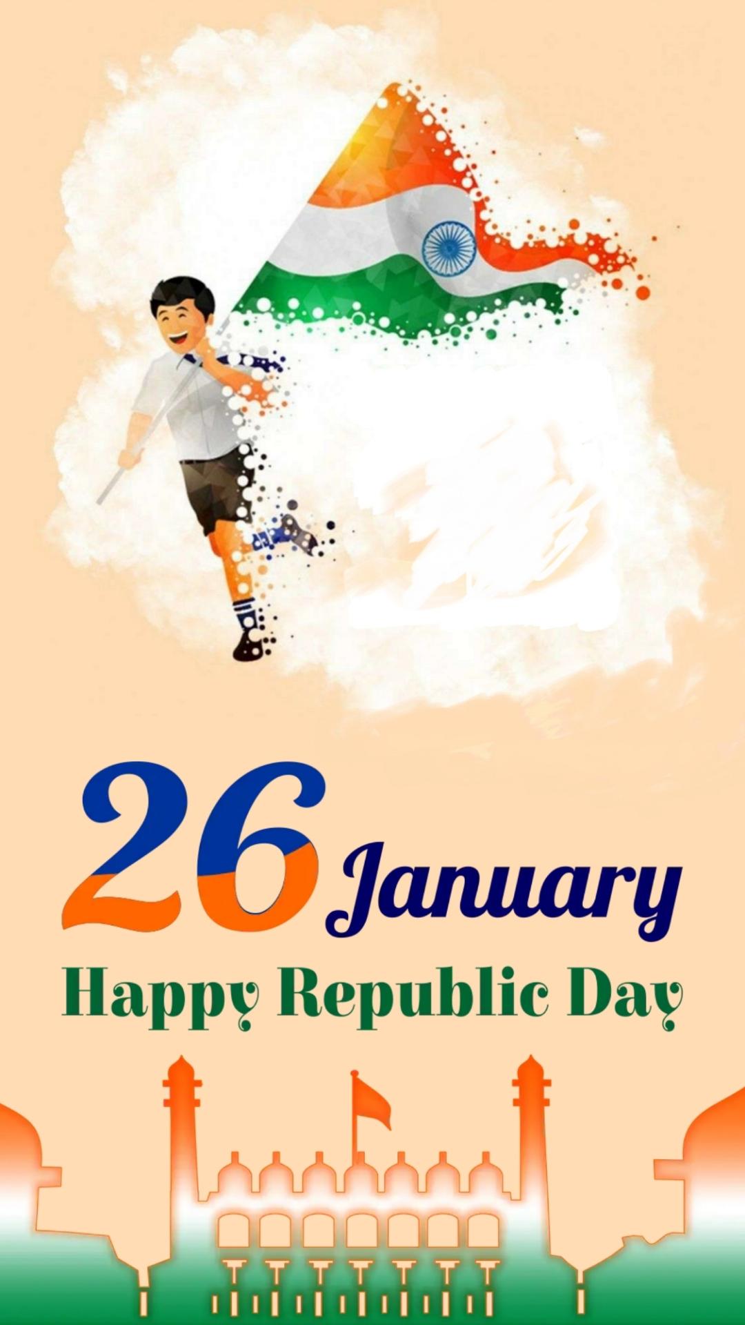 26 January Happy Republic Day Wallpaper