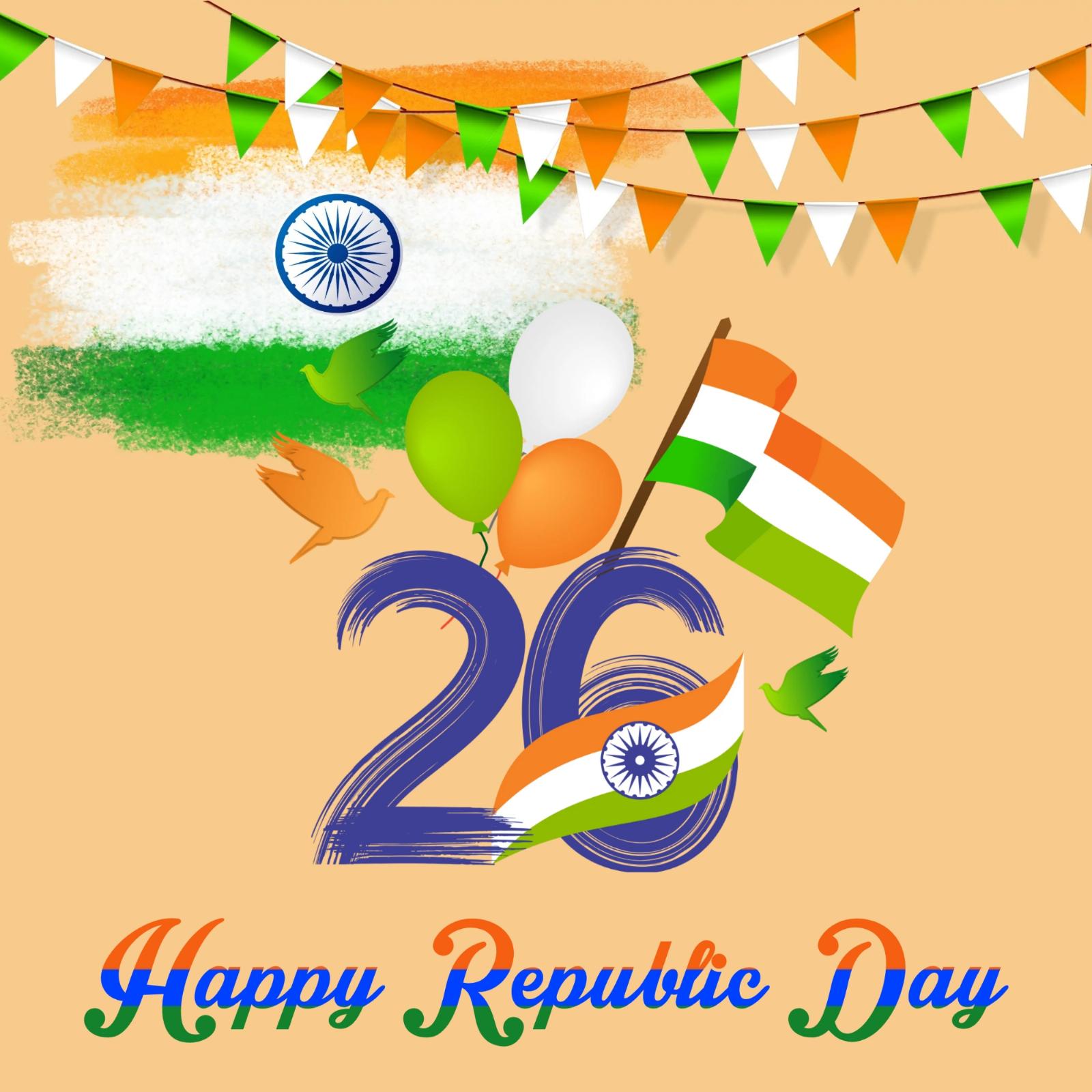 Flag Happy Republic Day Images
