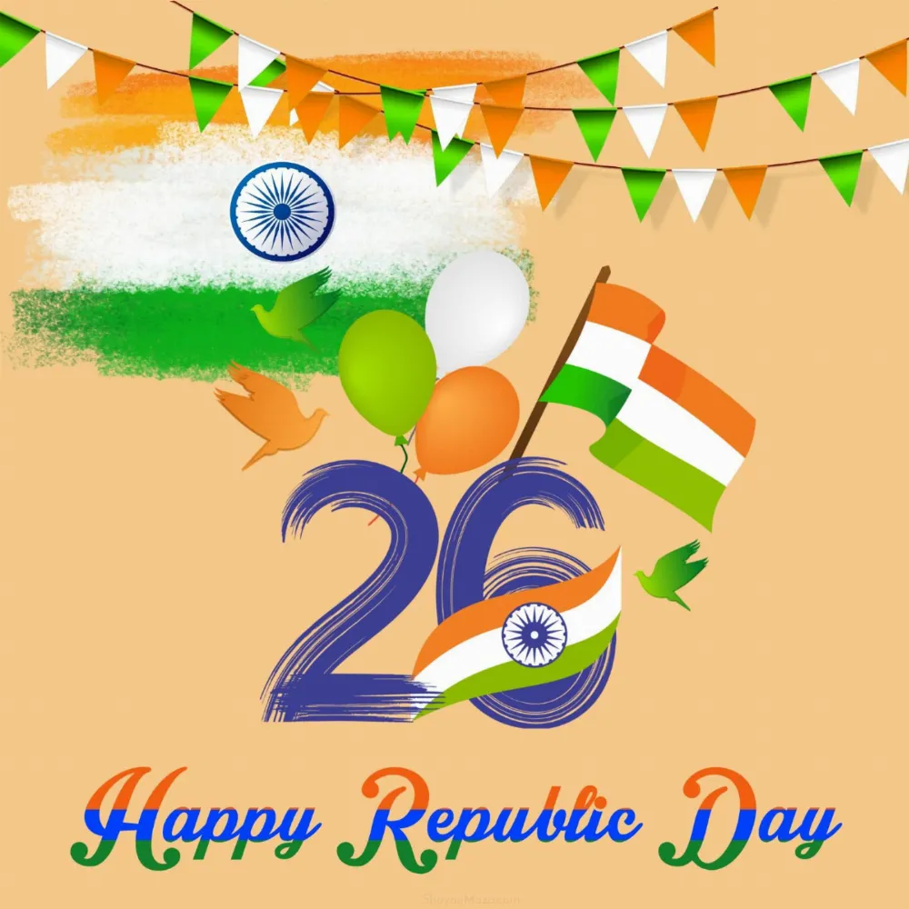 Flag Happy Republic Day Images