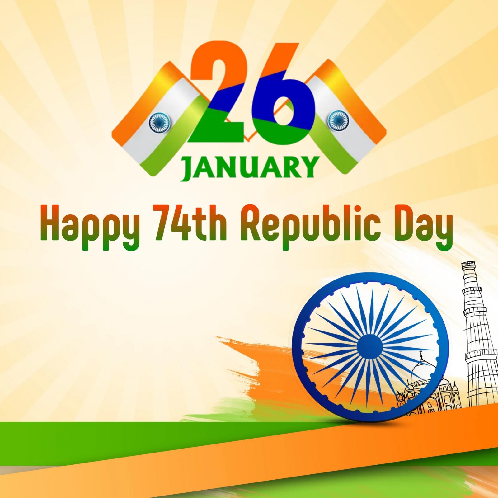 Happy 74th Republic Day Images