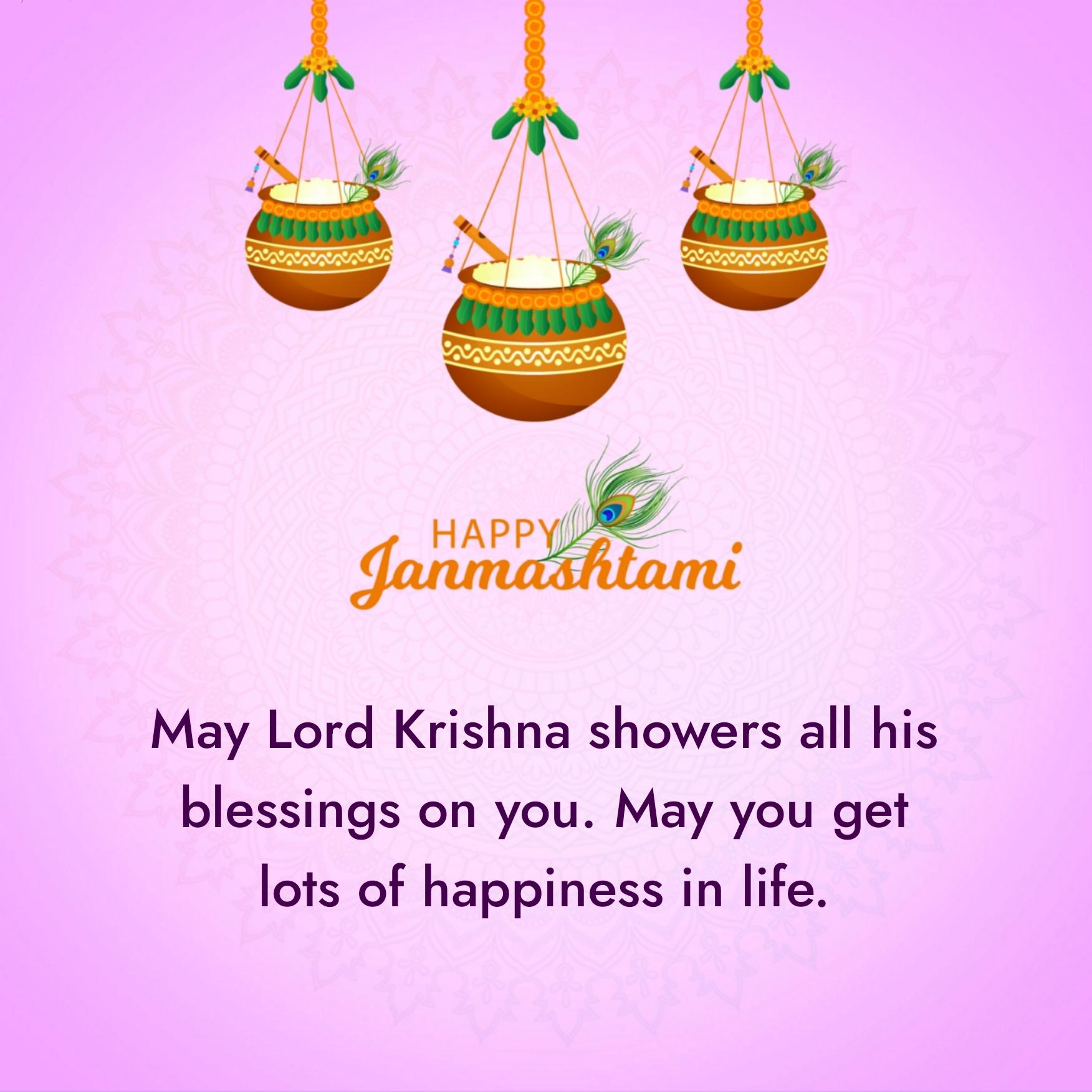 May Lord Krishna showers all his blessings on you