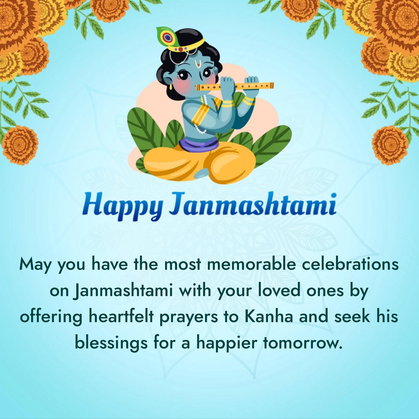 May you have the most memorable celebrations on Janmashtami