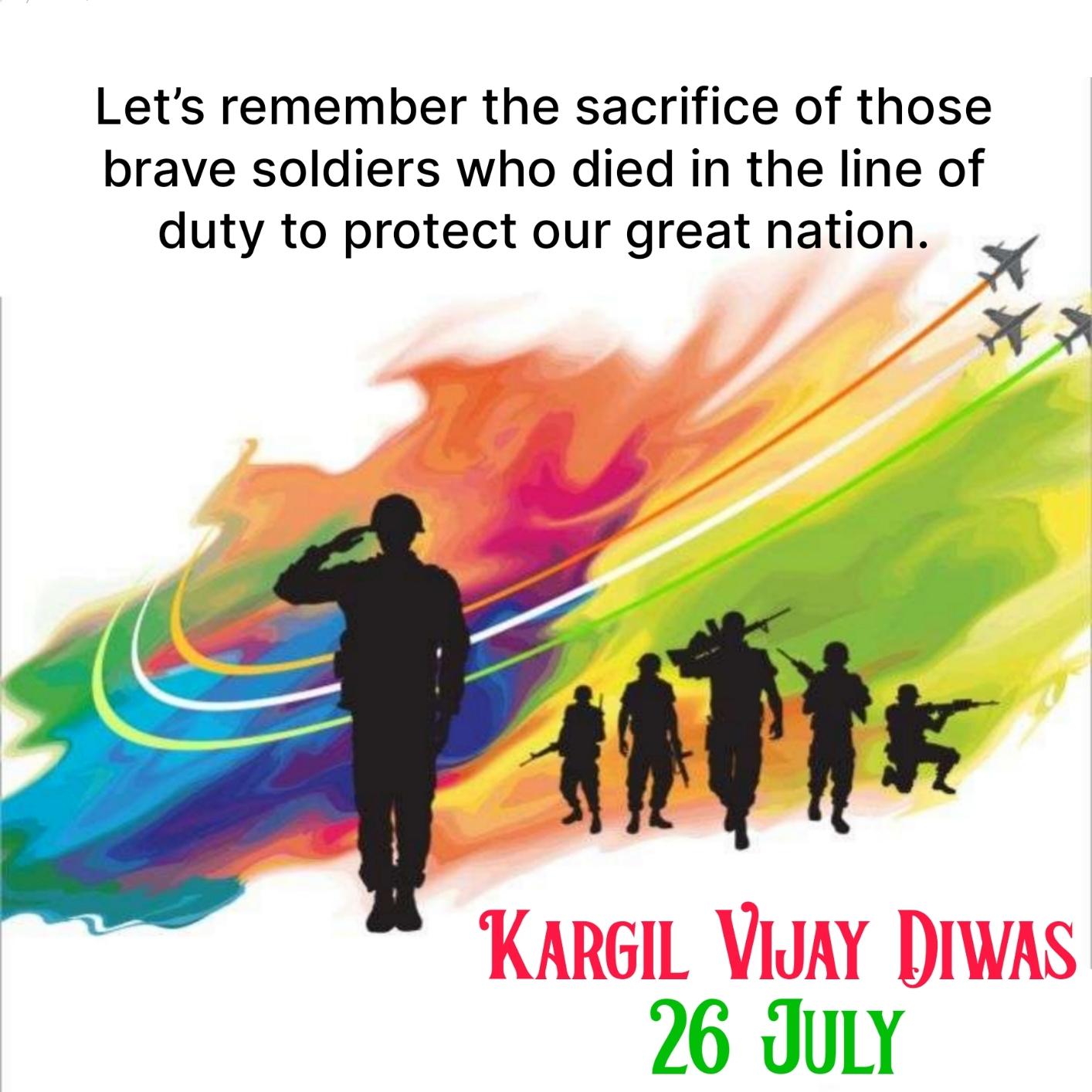 Lets remember the sacrifice of those brave soldiers