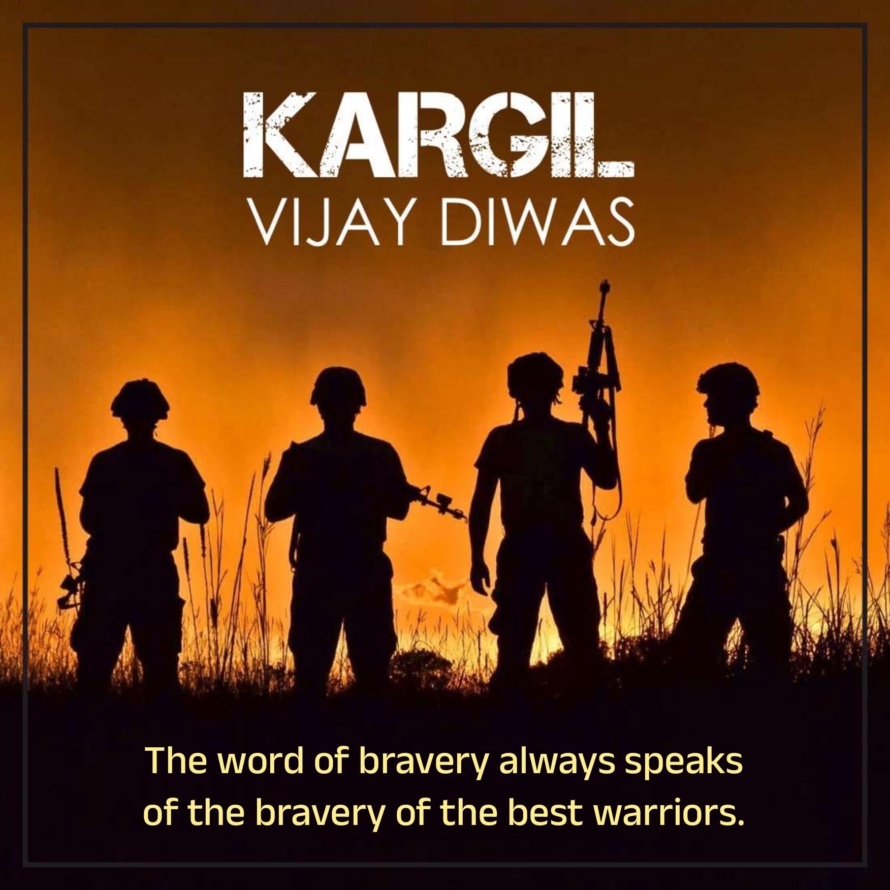 The word of bravery always speaks of the bravery of the best warriors