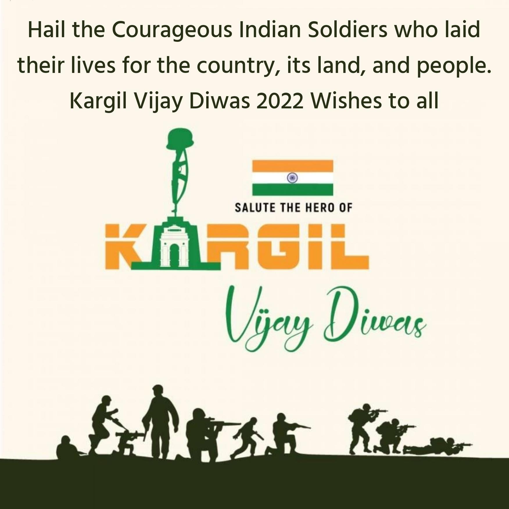 Hail the Courageous Indian Soldiers who laid their lives for the country