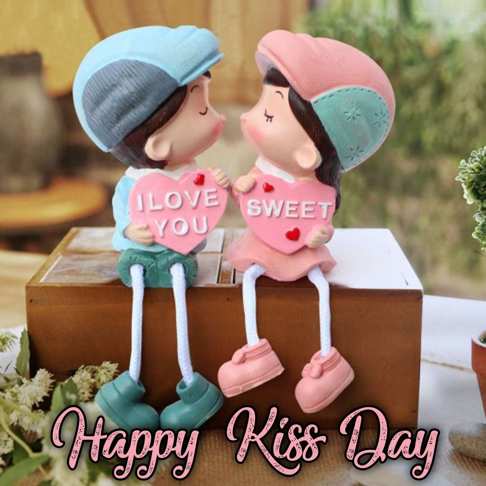 Happy Kiss Day Wallpaper Download - ShayariMaza