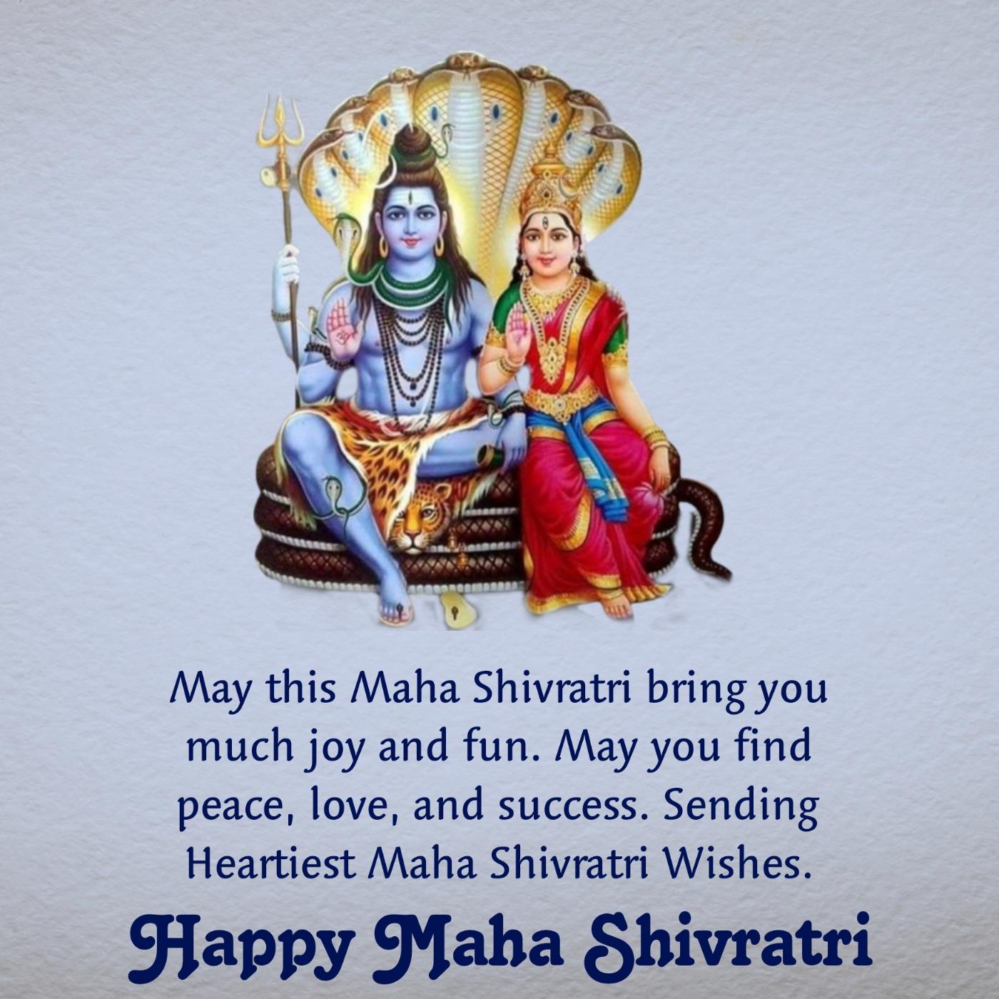 May this Maha Shivratri bring you much joy and fun