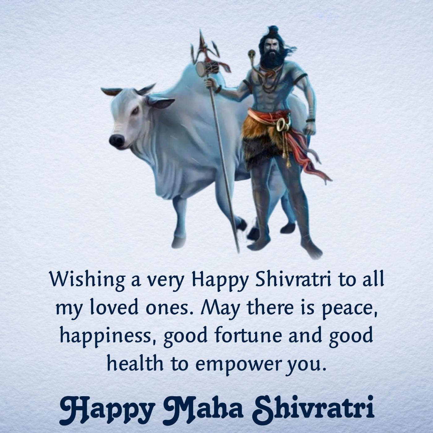 Wishing a very Happy Shivratri to all my loved ones