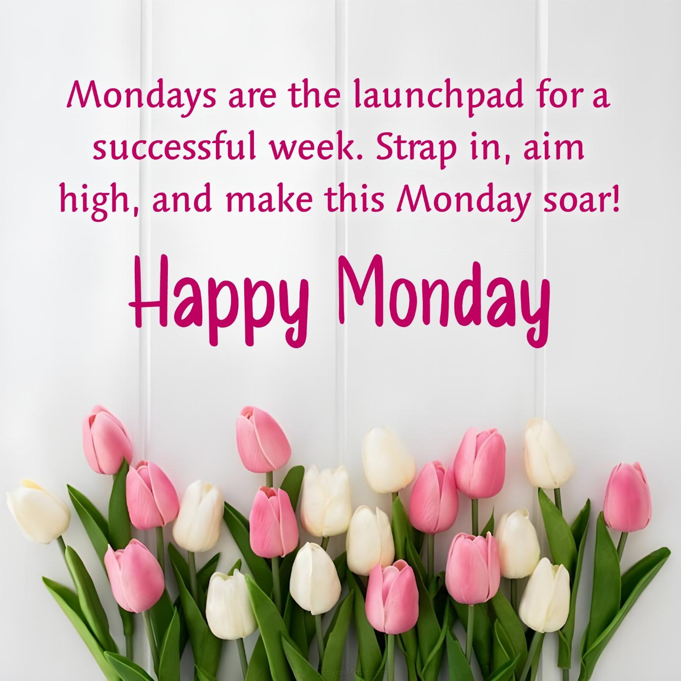 Mondays are the launchpad for a successful week