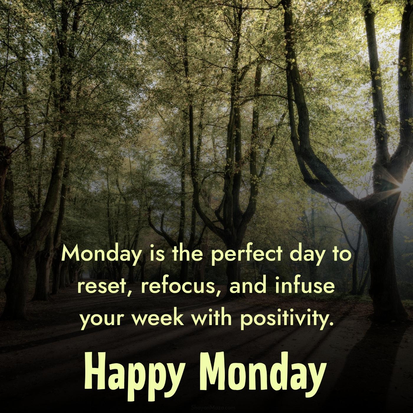Monday is the perfect day to reset refocus and infuse