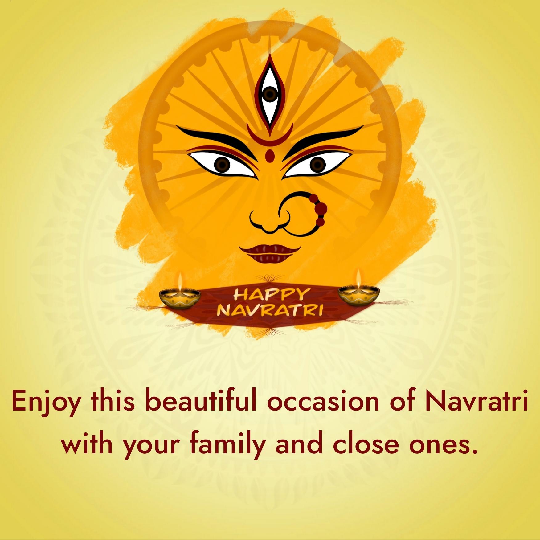 Enjoy this beautiful occasion of Navratri with your family