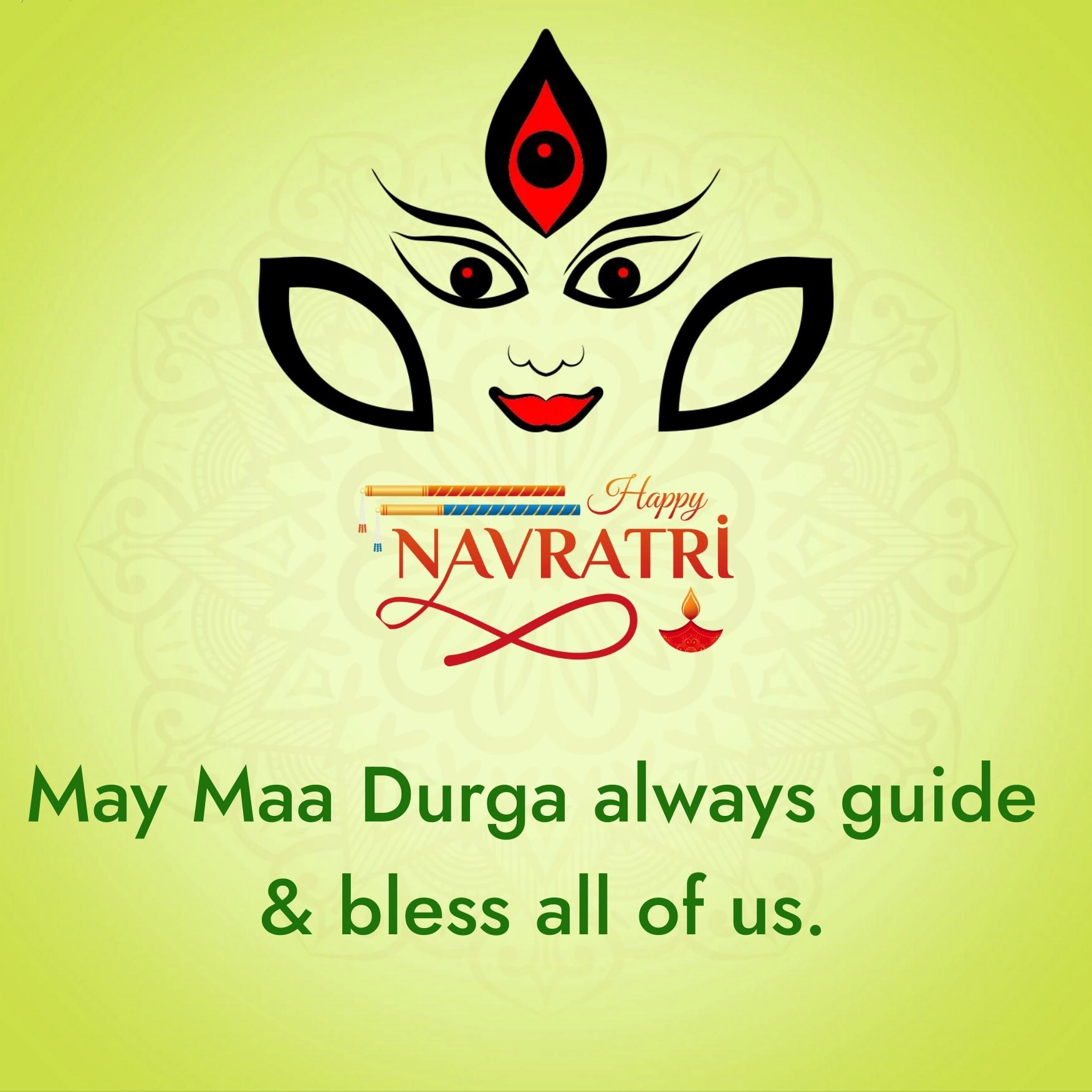 May Maa Durga always guide and bless all of us