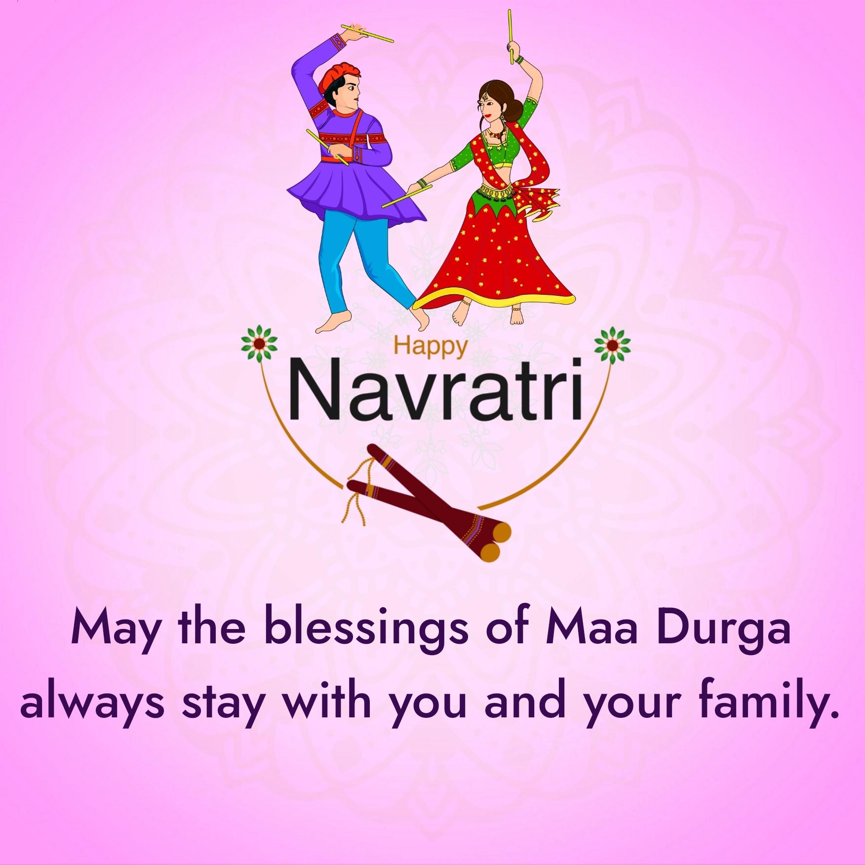 May the blessings of Maa Durga always stay with you