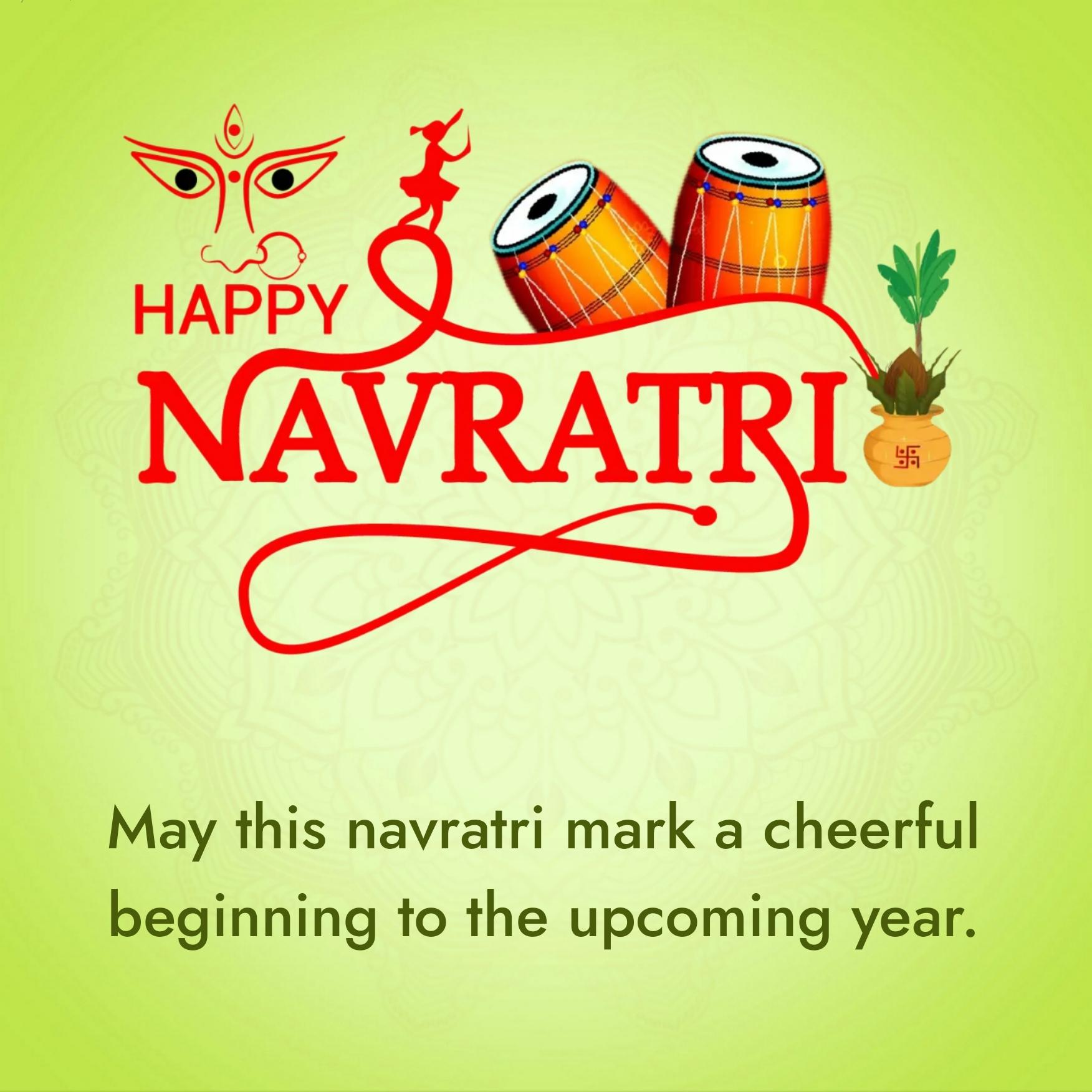 May this navratri mark a cheerful beginning to the upcoming year