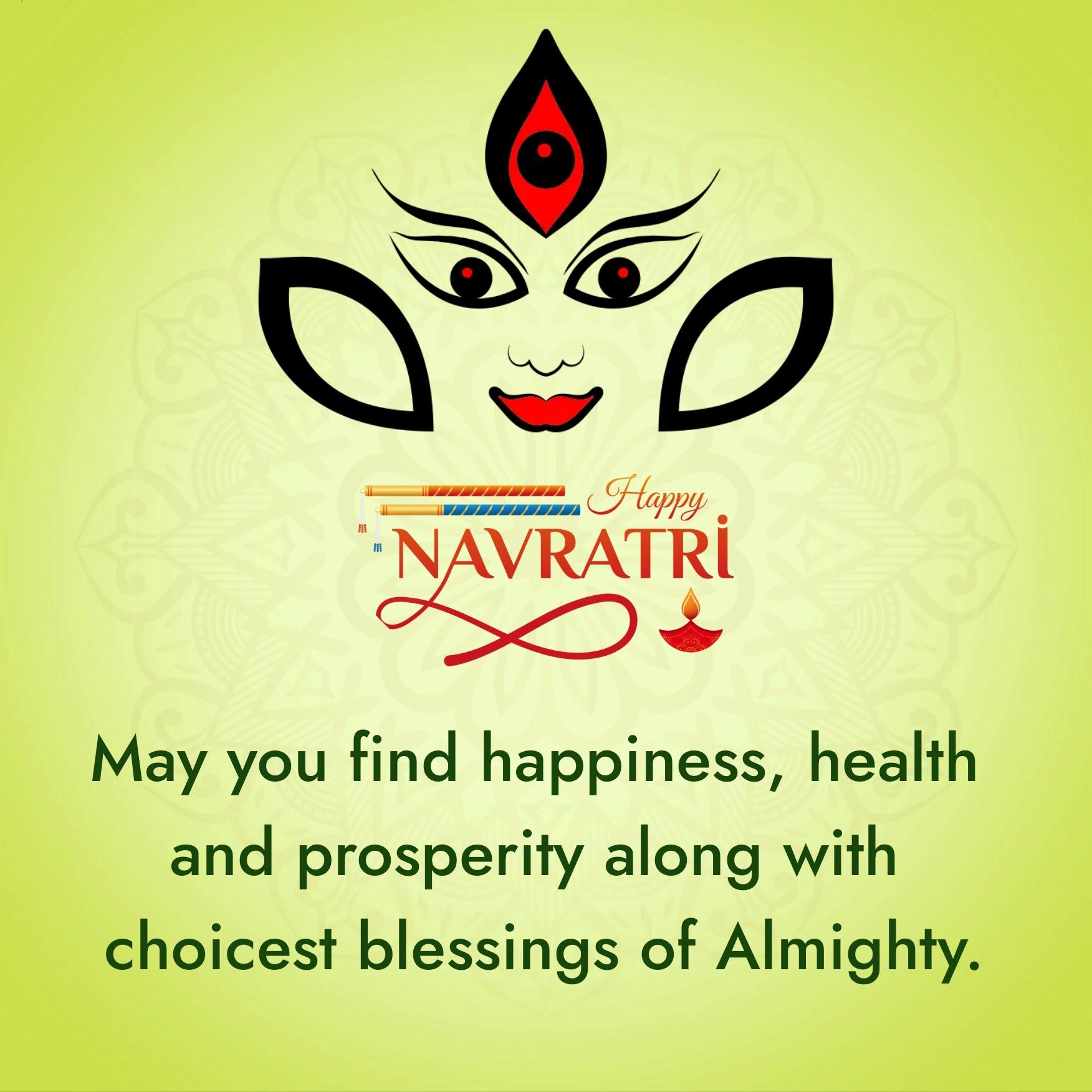 May you find happiness health and prosperity