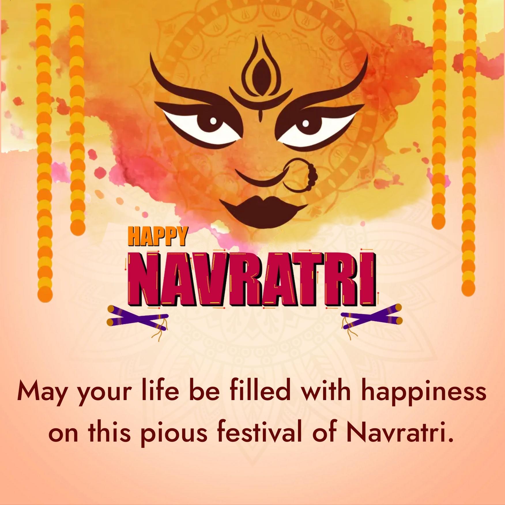 May your life be filled with happiness on this pious festival