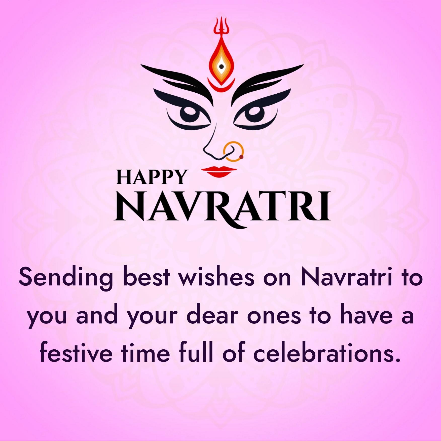Sending best wishes on Navratri to you