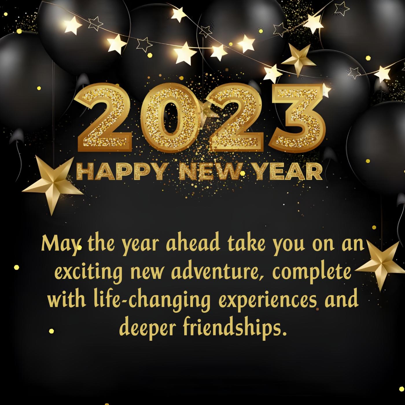 May the year ahead take you on an exciting new adventure
