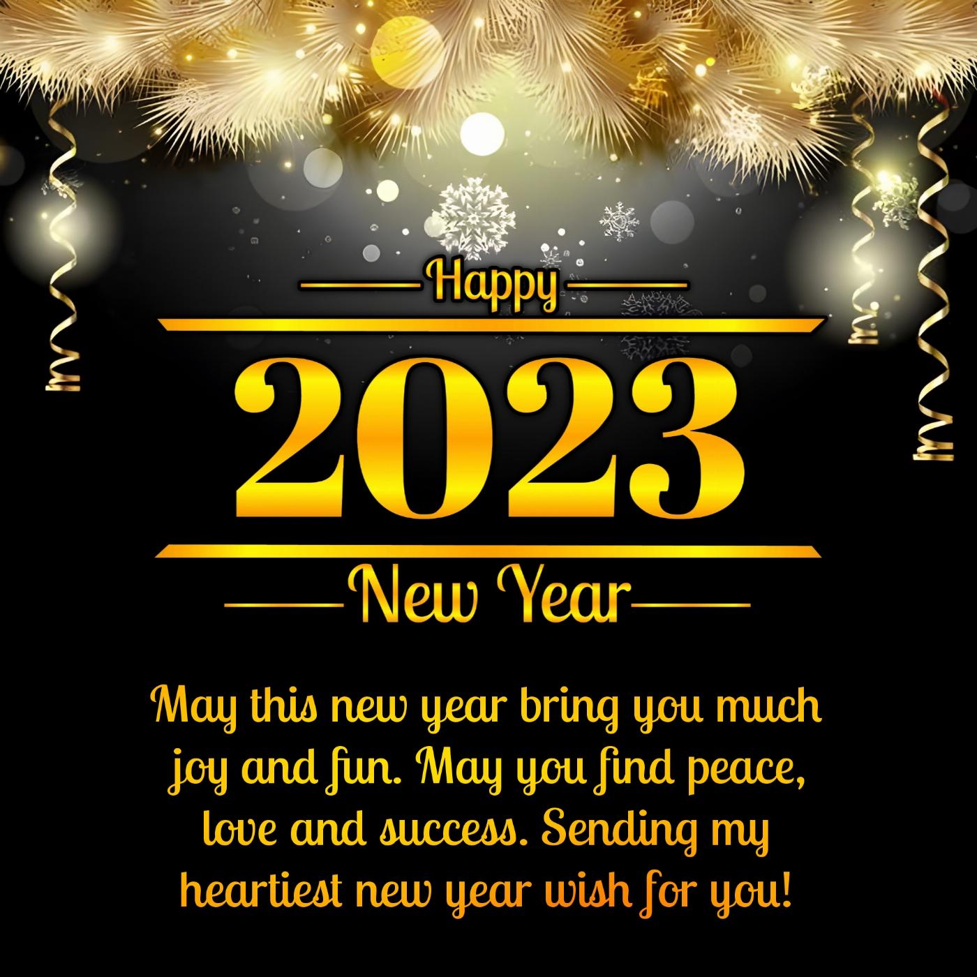 May this new year bring you much joy and fun