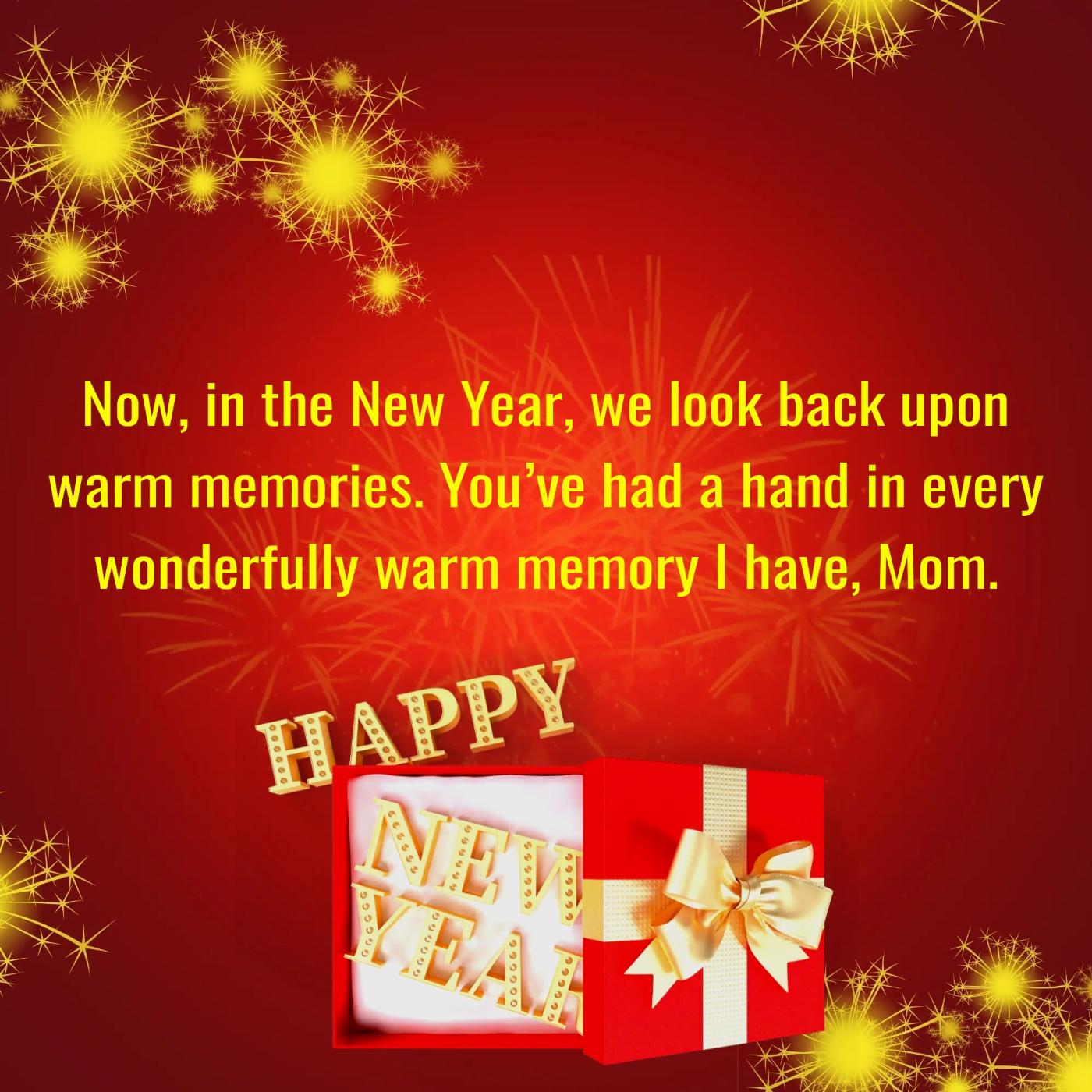 Now in the New Year we look back upon warm memories