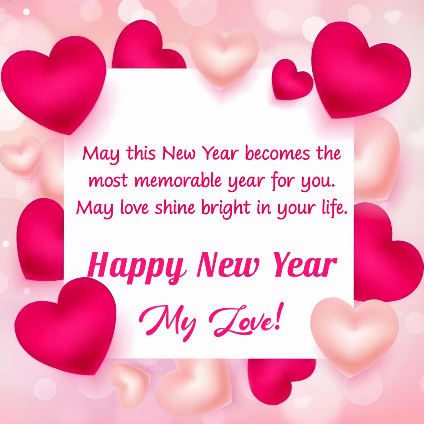 May this New Year becomes the most memorable year for you