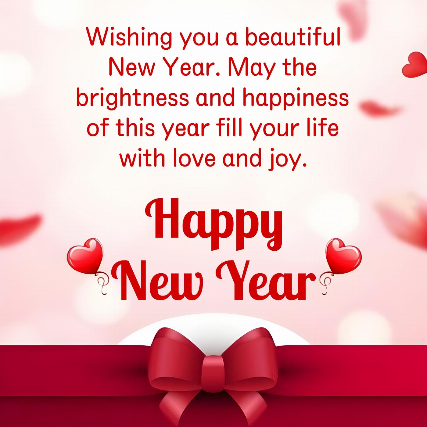 Wishing you a beautiful New Year