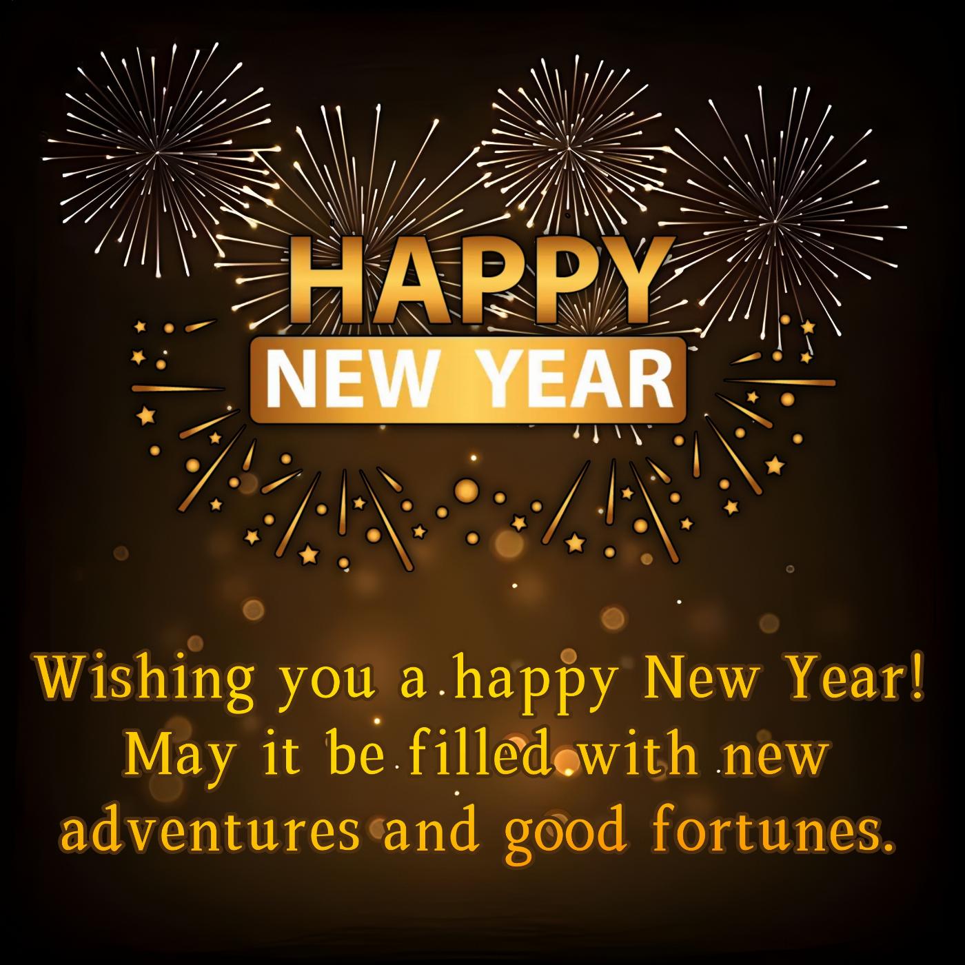 Wishing you a happy New Year