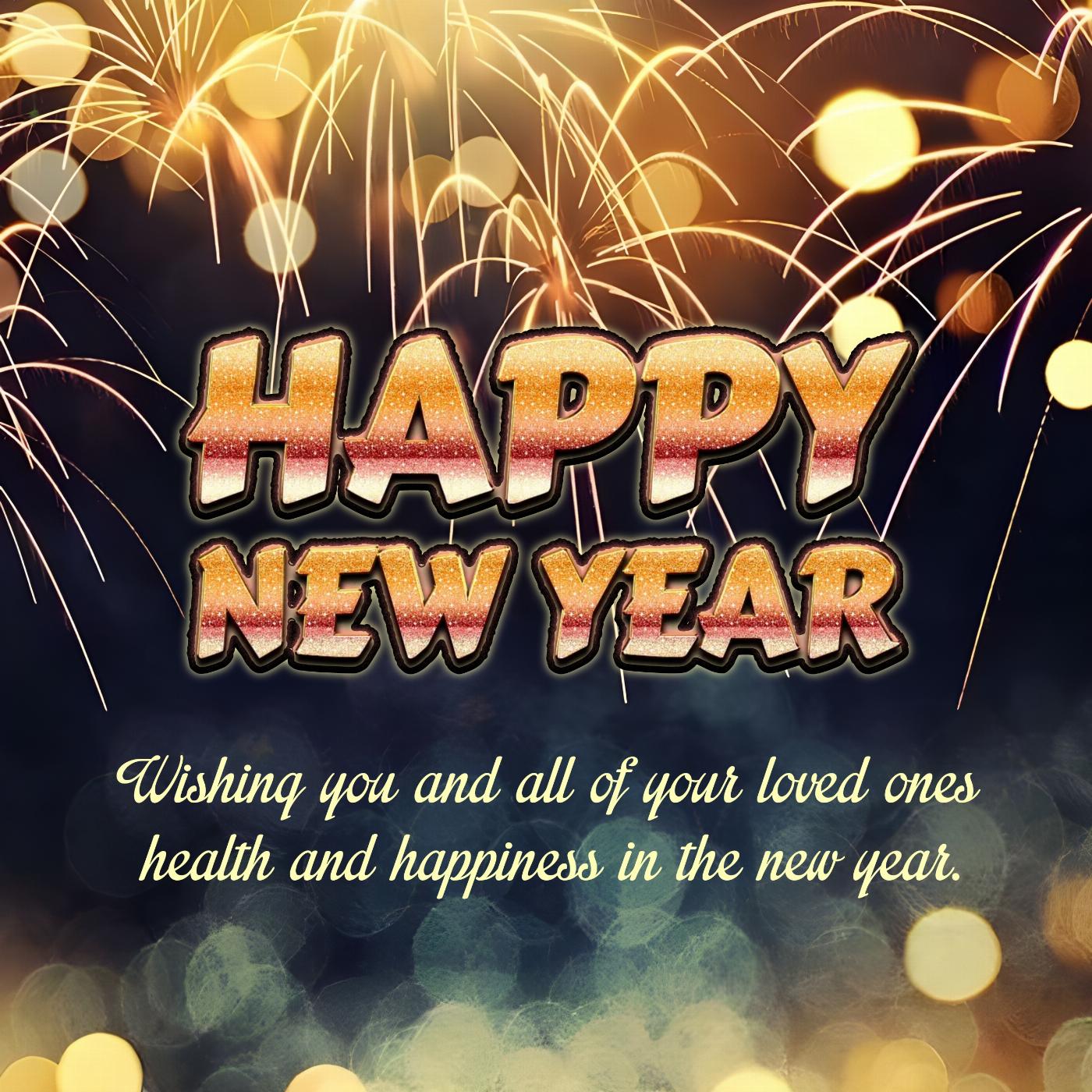 Wishing you and all of your loved ones health and happiness