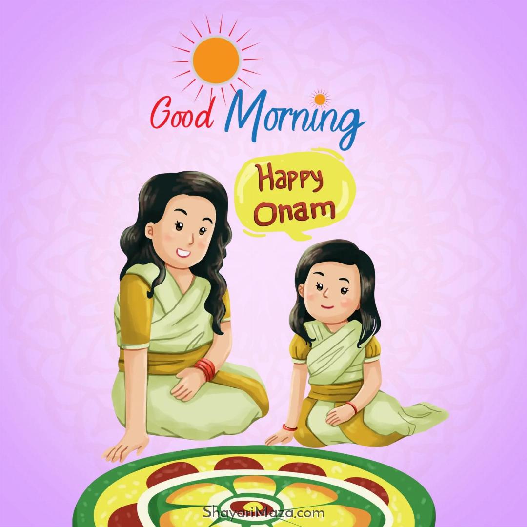 Good Morning Happy Onam Images