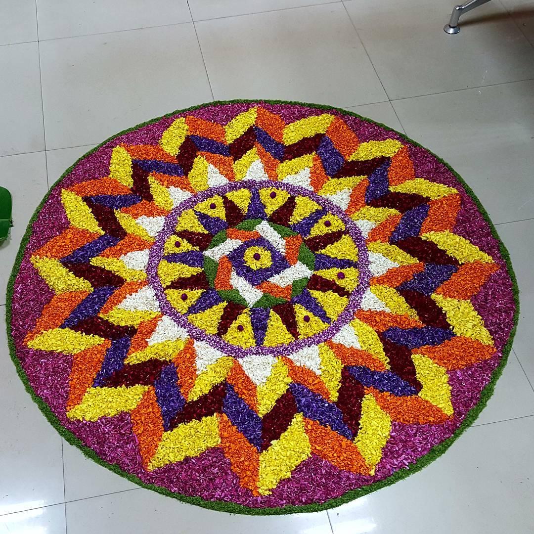 First Prize Onam Pookalam Images