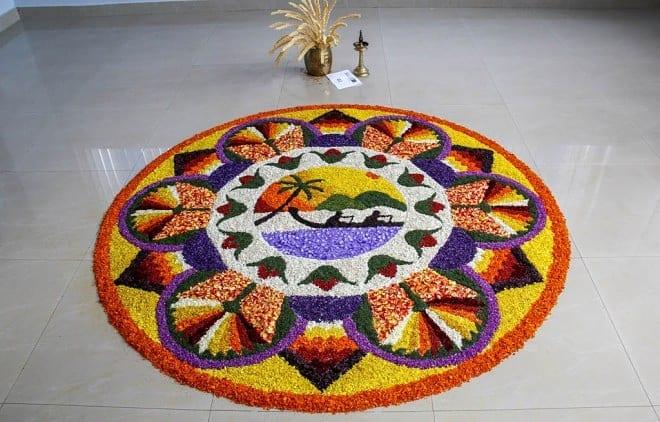 Pookalam Photos Images