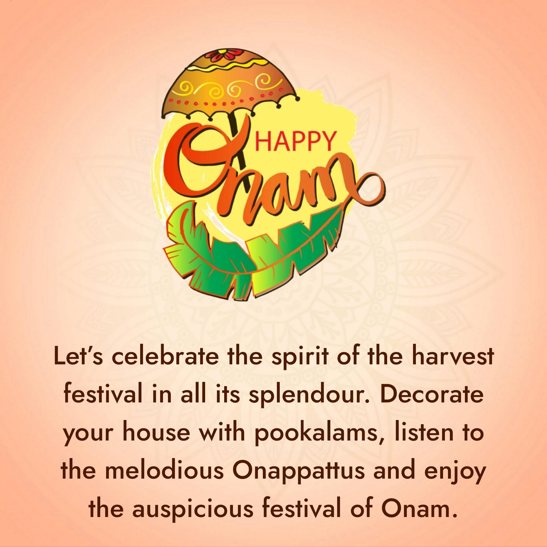 Lets celebrate the spirit of the harvest festival in all its splendour